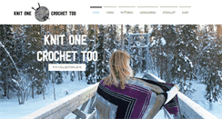 Desktop Screenshot of knitonecrochettoo.com